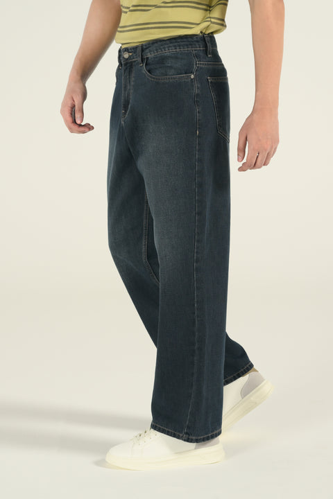 WIDE LEG FIT DENIM