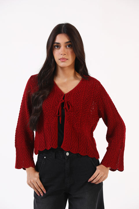 CROCHET KNIT TOP