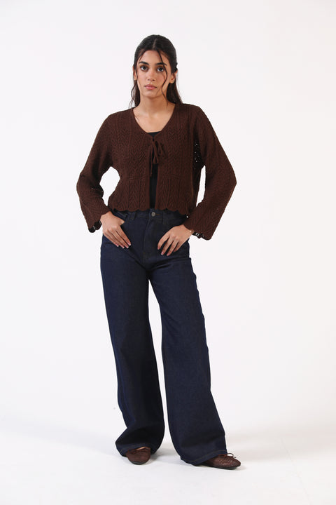 CROCHET KNIT TOP