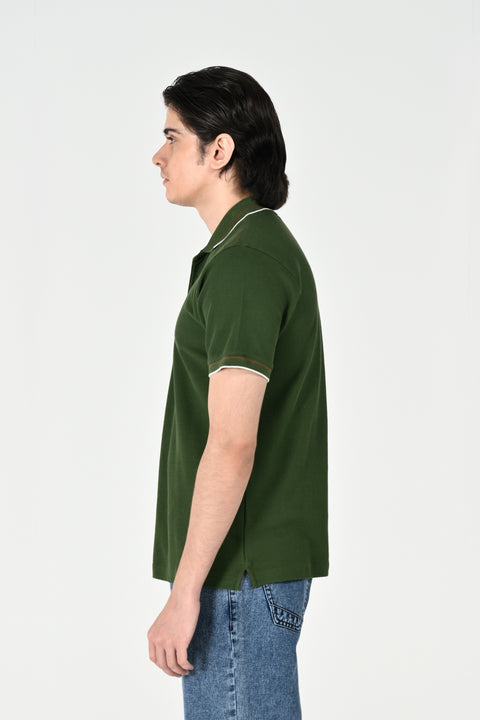 TEXTURED TIPPING POLO