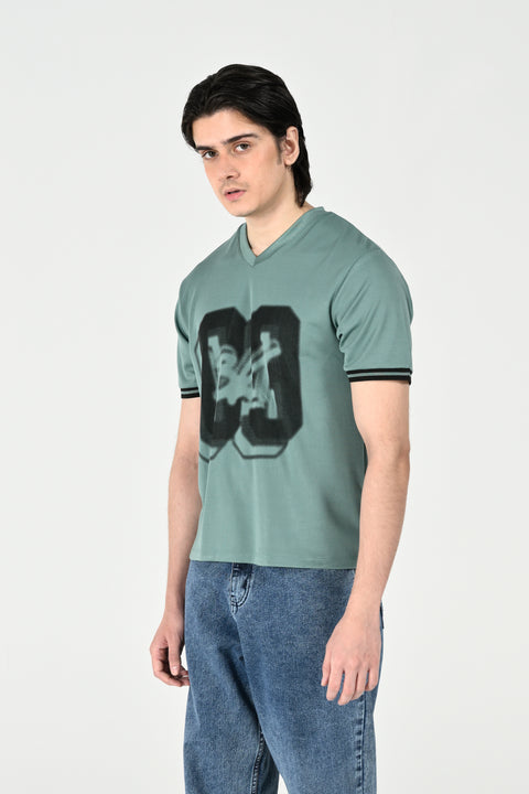 MESH GRAPHIC TEE
