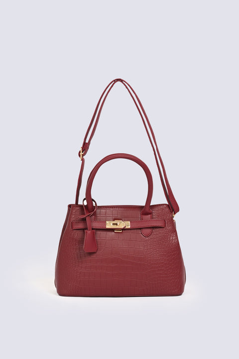 TEXTURED HAND BAG