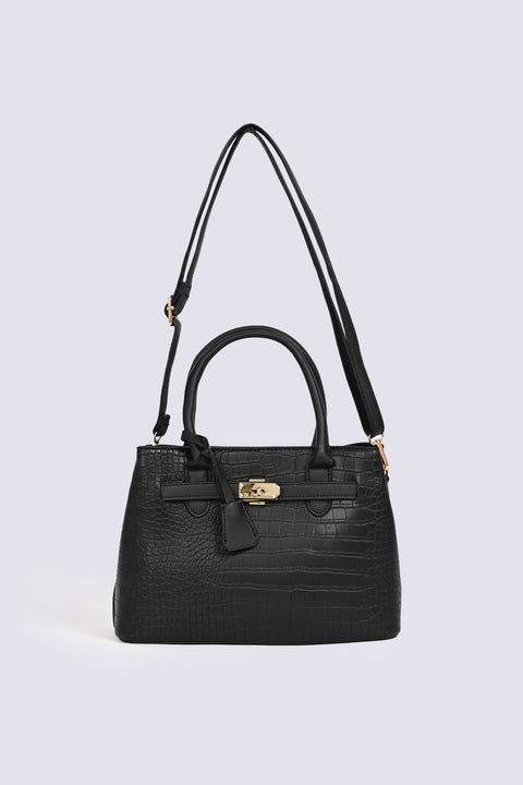 TEXTURED HAND BAG