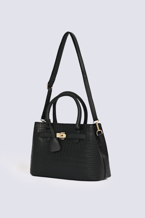 TEXTURED HAND BAG
