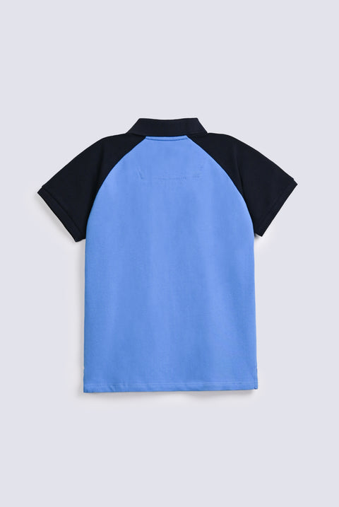 BOYS RAGLAN SLEEVE POLO