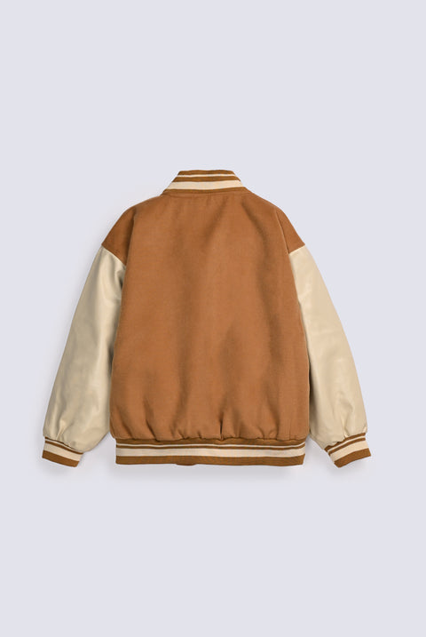 BOYS EMBELLISHED VARSITY JACKET