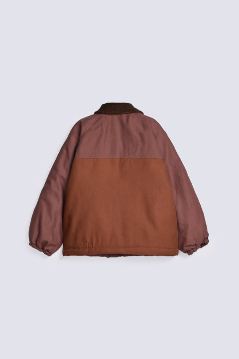 BOYS COLOR BLOCK ZIPPER JACKET