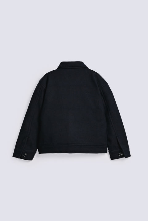 BOYS DOUBLE POCKET WOOL BLEND JACKET