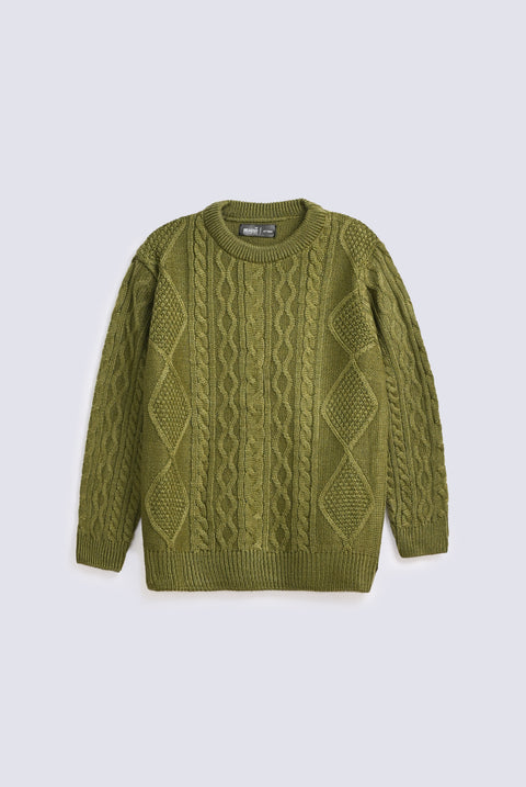 BOYS CABLE KNIT SWEATER