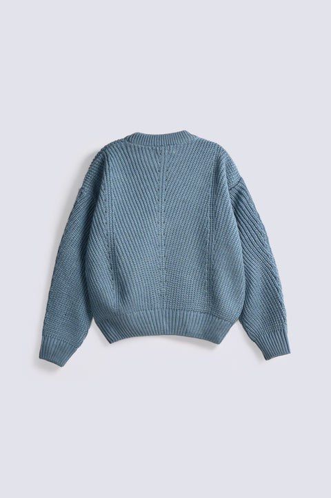 GIRLS CHUNKY KNIT SWEATER
