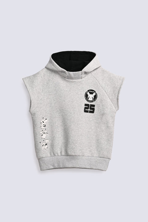 BOYS HOODED VEST TOP