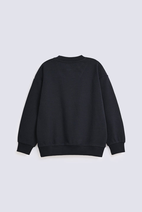 BOYS SPECIAL KNIT SWEATSHIRT