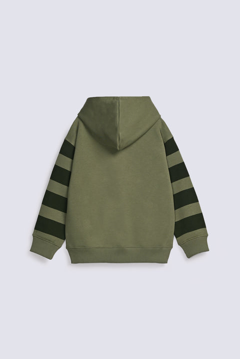 BOYS PRINTED HOODED TOP