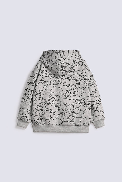 BOYS PRINTED HOODED TOP