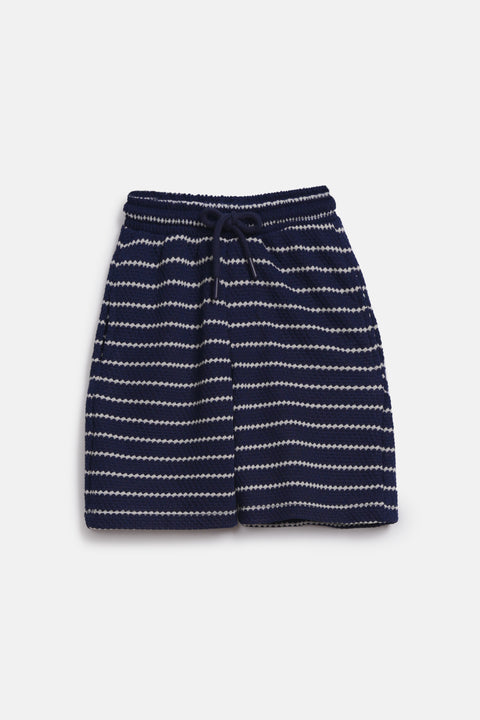 BOYS SPECIAL KNIT STRIPED SHORTS