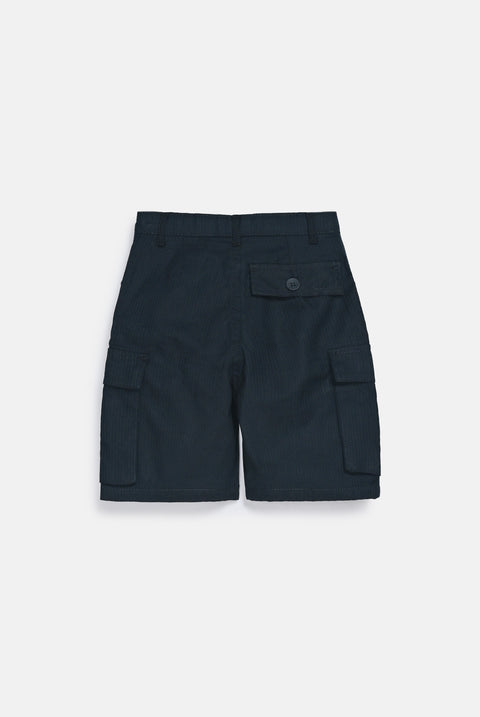 BOYS HERRINGBONE CARGO SHORTS