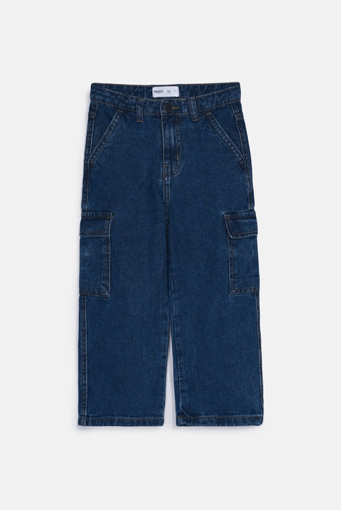 BOYS LOOSE FIT CARGO DENIM