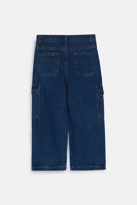 BOYS LOOSE FIT CARGO DENIM