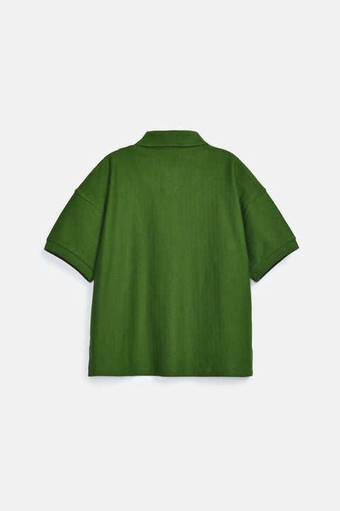 BOYS HERRINGBONE KNIT POLO