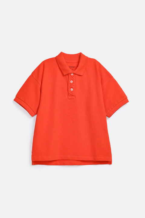 BOYS PLEATED PLACKET POLO