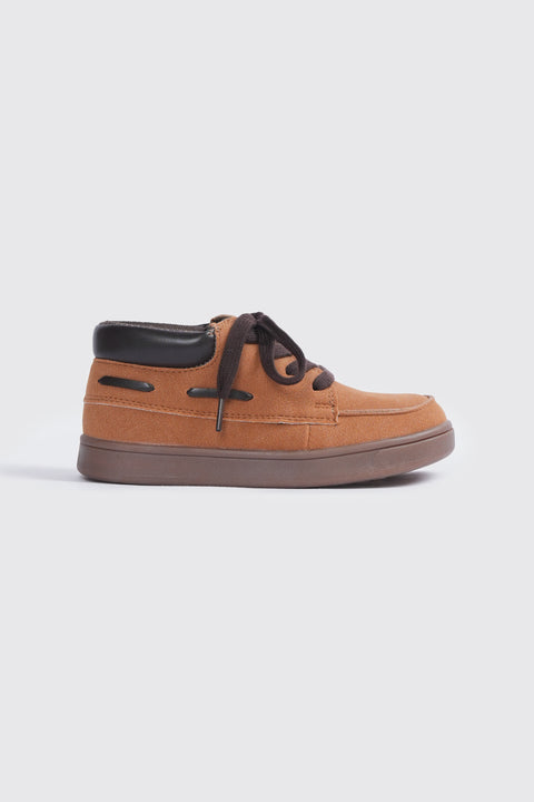 BOYS HIGH TOP SUEDE BOOTS