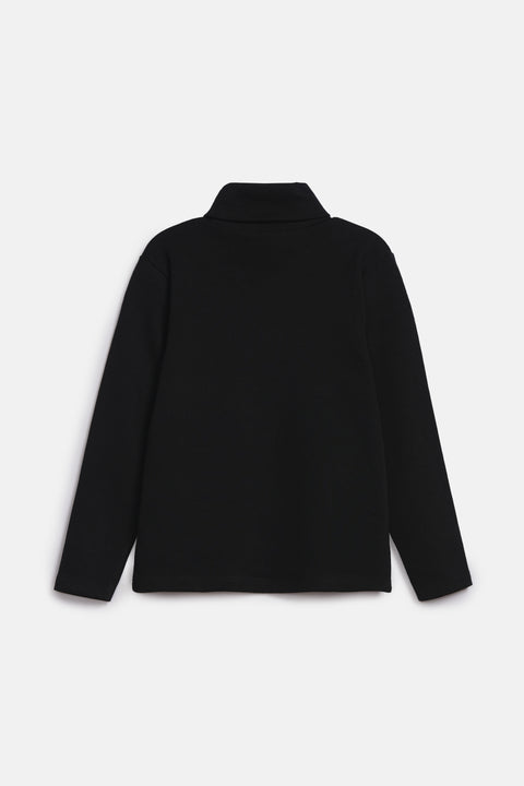 BOYS BASIC HIGH NECK T SHIRT
