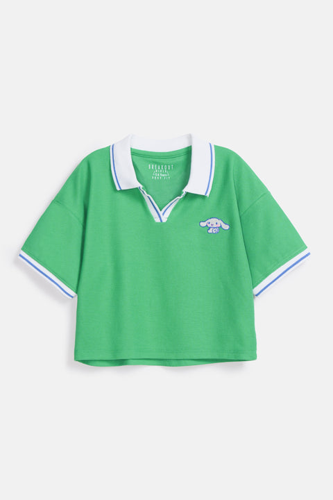 GIRLS BOXY FIT POLO