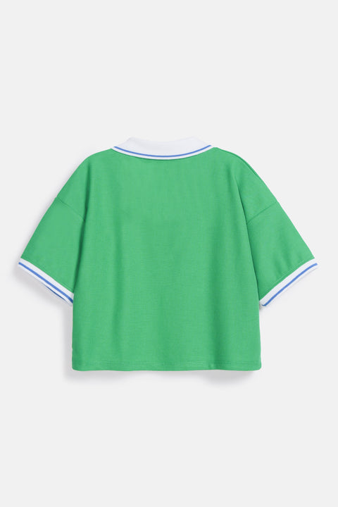GIRLS BOXY FIT POLO