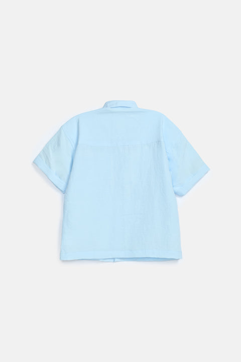 BOYS TEXTURED SHIRT