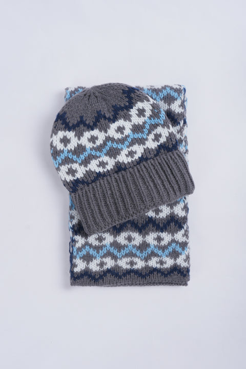 BOYS JACQUARD KNITTED SET