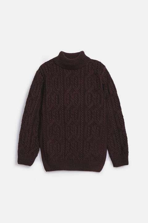 BOYS CABLE KNIT SWEATER