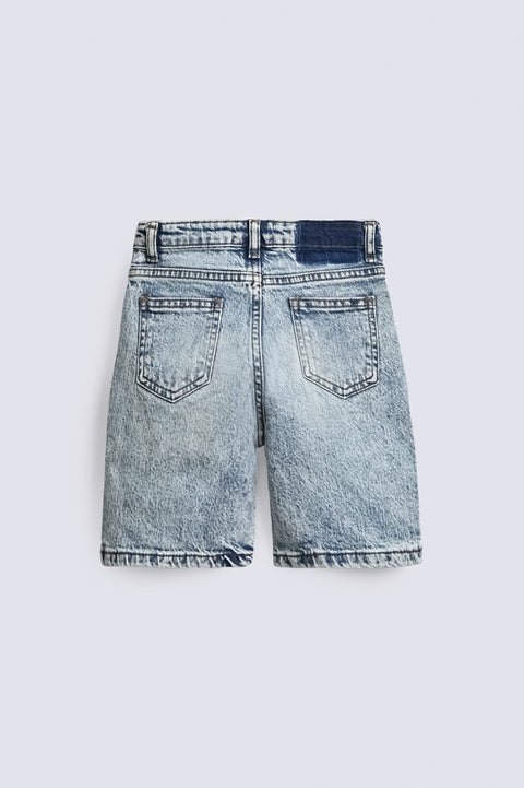BOYS RANDOM WASH DENIM SHORTS