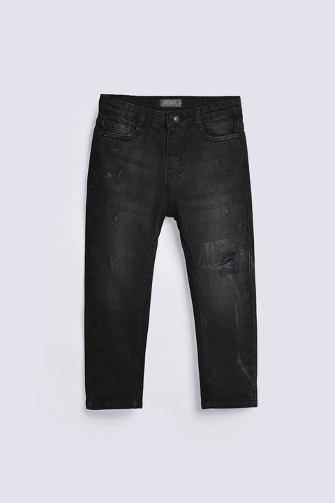BOYS RIPPED DENIM