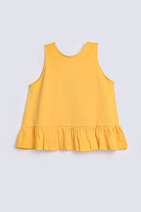 GIRLS CUBA PRINTED TOP