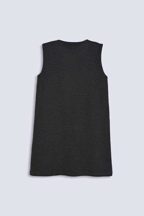 GIRLS BEADED KNIT DRESS
