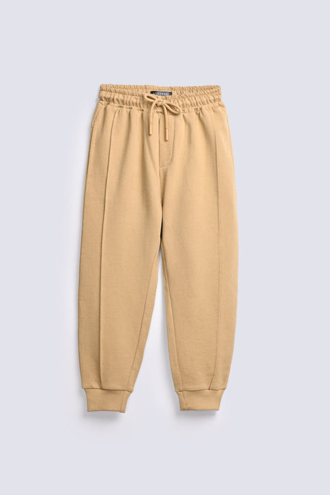 BOYS PLEATED KNIT JOGGER TROUSER