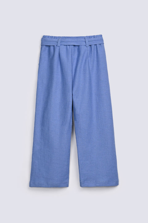 GIRLS SPECIAL KNIT TROUSER WITH BELT