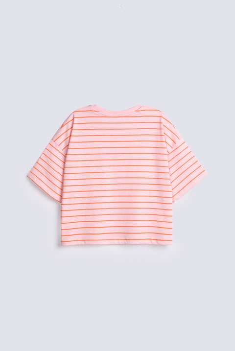 GIRLS BOXY FIT T SHIRT