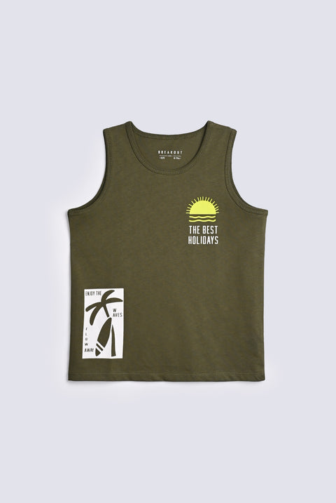 BOYS PRINTED TANK TOP