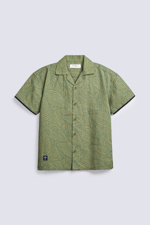 BOYS DROP SHOULDER PRINTED SHIRT