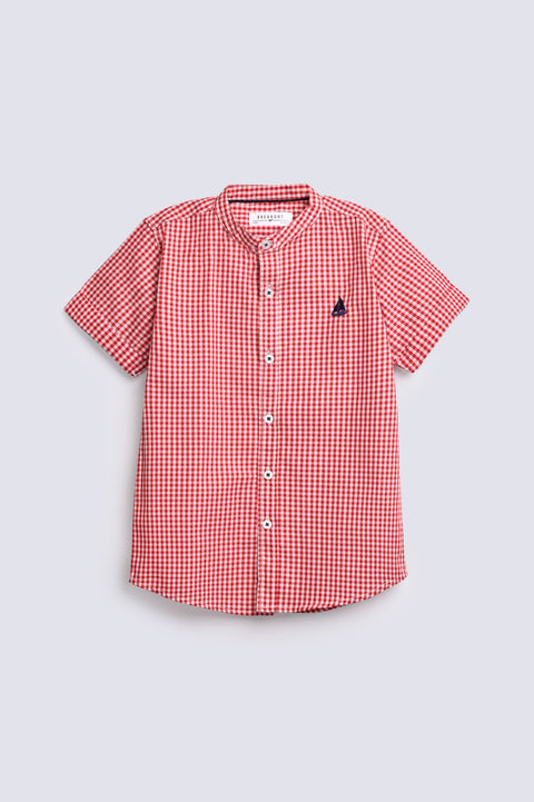 BOYS CHECKERED SHIRT