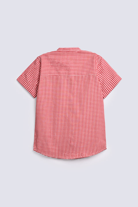 BOYS CHECKERED SHIRT