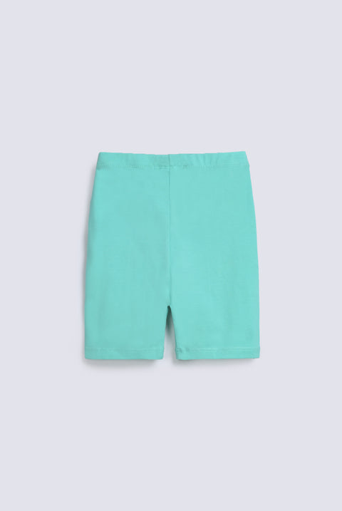 GIRLS FITTED BASIC SHORTS