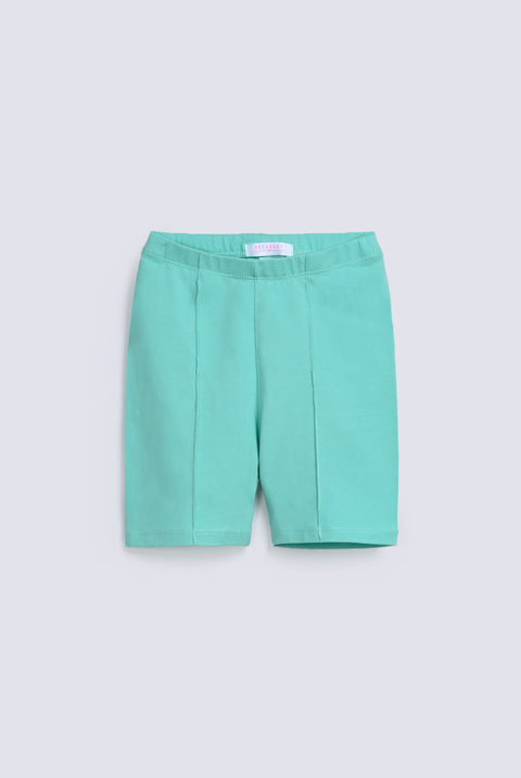 GIRLS FITTED BASIC SHORTS