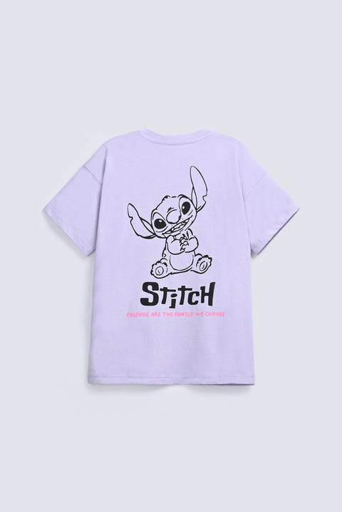 GIRLS LILO & STITCH PRINTED T SHIRT