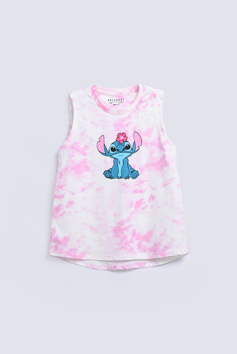 GIRLS STITCH PRINTED TOP