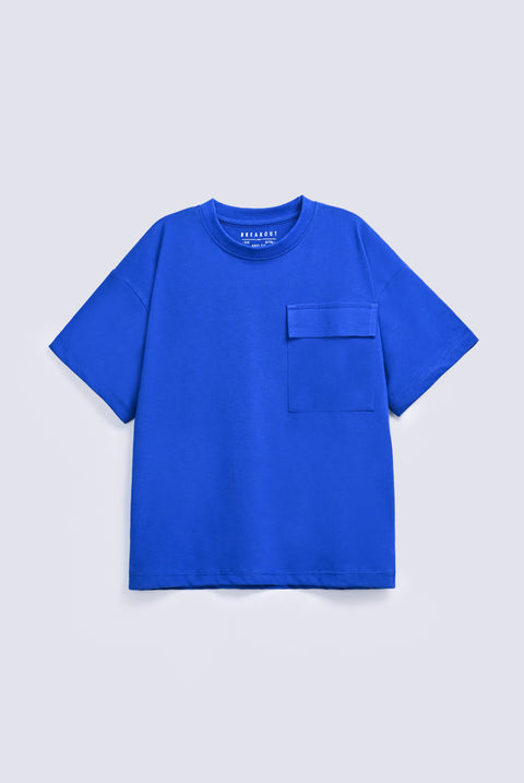 BOYS BOXY FIT POCKET DETAIL TEE