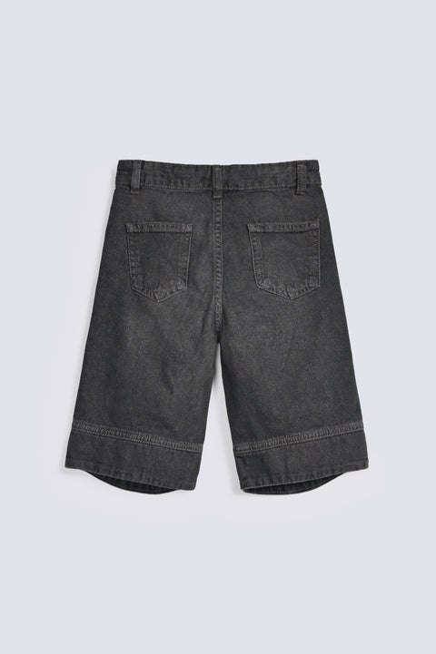 BOYS CARGO BERMUDA DENIM SHORTS