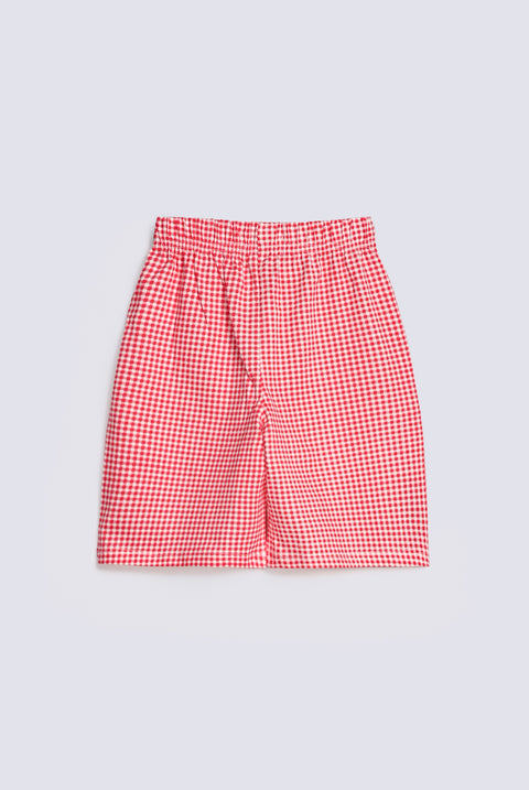 GIRLS CHECKERED SHORTS