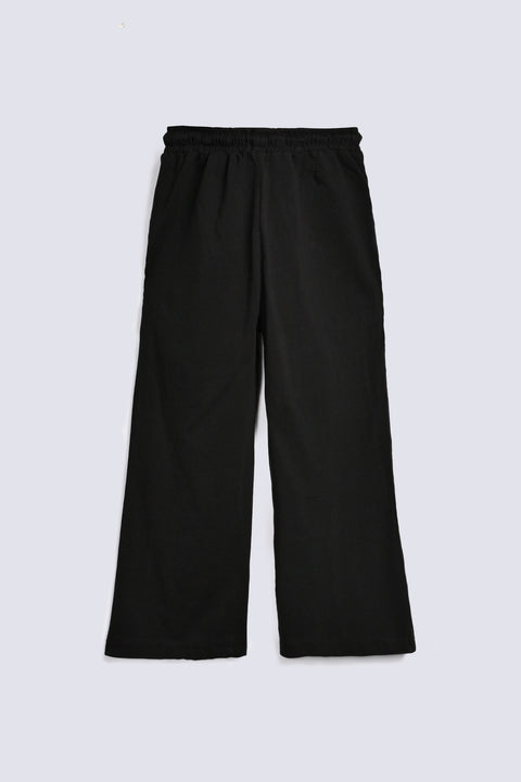 GIRLS FRONT PLEATED LOOSE TROUSER